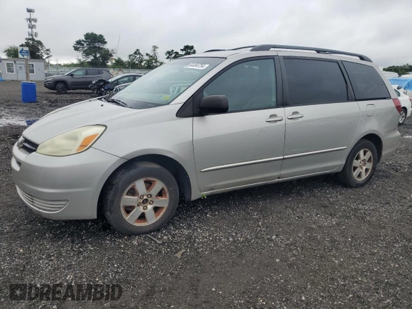 2004 Toyota Sienna CE with VIN 5TDZA23C14S102514, listed as a Copart auction lot 64494754 with 141,622 mi miles and Clean Title. Bid and sale history available at carsss.com. Image 1.