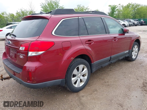 2011 Subaru Outback Limited Power Moon z VIN 4S4BRCLC5B3319395, wystawiony jako IAAI lot #42307548 z przebiegiem 177 302 mil mil oraz . Historia ofert i sprzedaży dostępna na DreamBid. Obrazek 4.