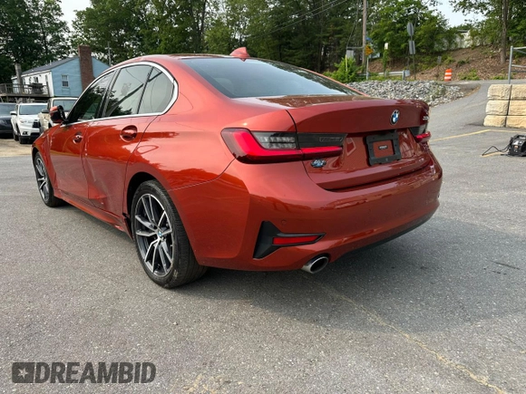 2022 BMW 3 Series 330i with VIN 3MW5R1J04N8C24737, listed as a Copart auction lot 60651665 with 59,638 mi miles and Clean title. Bid and sale history available at DreamBid. Image 2.