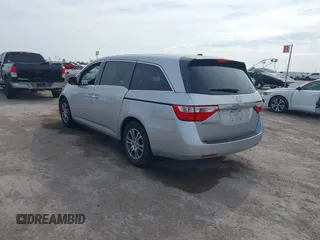 2013 Honda Odyssey EX-L with VIN 5FNRL5H69DB022042, listed as a IAAI auction lot 41902796 with 178,198 mi miles and . Bid and sale history available at carsss.com. Image 3.
