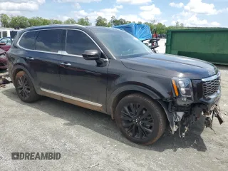 2021 Kia Telluride SX with VIN 5XYP54HC3MG134247, listed as a Copart auction lot 55259345 with 84,459 mi miles and Salvage title. Bid and sale history available at DreamBid. Image 4.
