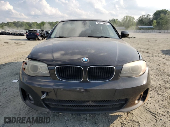 2013 BMW 1 Series 128i with VIN WBAUP7C57DVX52006, listed as a Copart auction lot 60778245 with Not provided miles and Salvage title. Bid and sale history available at DreamBid. Image 5.