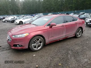 2016 Ford Fusion Titanium Hybrid with VIN 3FA6P0RU7GR187877, listed as a Copart auction lot 88923615 with 76,322 mi miles and Salvage Title. Bid and sale history available at carsss.com. Image 1.