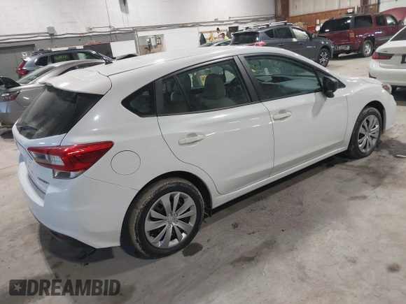 2018 Subaru Impreza with VIN 4S3GTAA67J1726741, listed as a IAAI auction lot 41704440 with 36,705 mi miles. Bid and sale history available at carsss.com. Image 4.