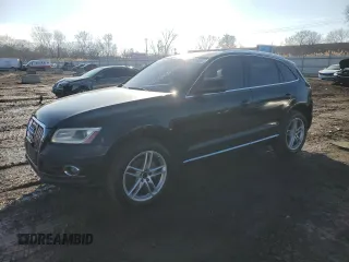 2013 Audi Q5 Premium Plus with VIN WA1LFAFP2DA038376, listed as a Copart auction lot 46011405 with 130,208 mi miles and Salvage Title. Bid and sale history available at carsss.com. Image 1.