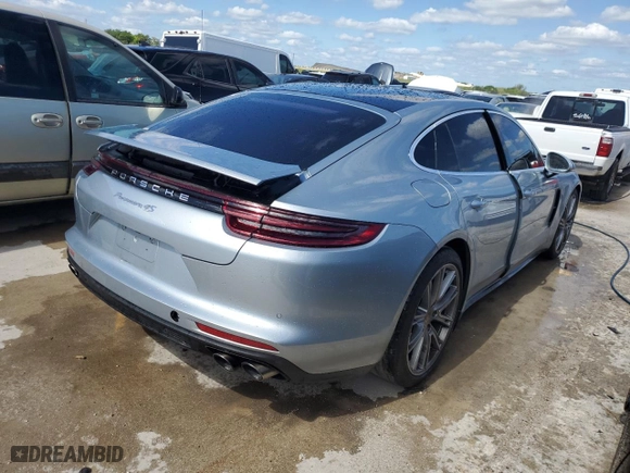 2018 Porsche Panamera 4S with VIN WP0AB2A75JL136601, listed as a Copart auction lot 51155853 with 46,213 mi miles. Bid and sale history available at carsss.com. Image 3.