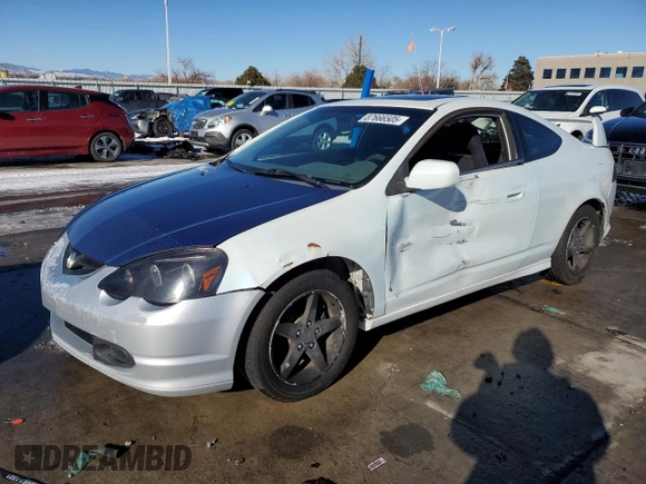 2005 Acura RSX with VIN JH4DC54845S007906, listed as a Copart auction lot 87666505 with 189,276 mi miles and Salvage title. Bid and sale history available at DreamBid. Image 1.