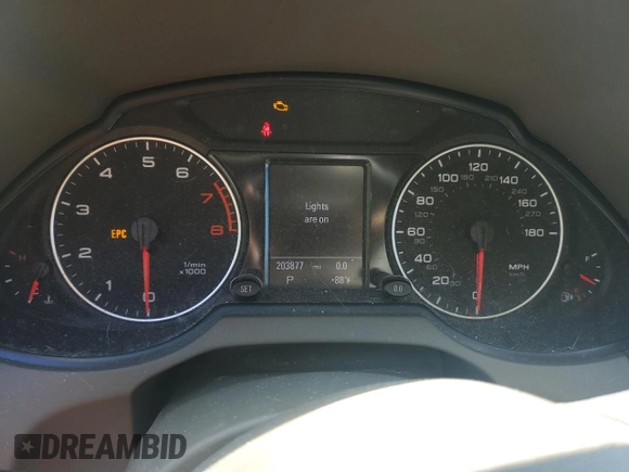 2012 Audi Q5 Premium Plus with VIN WA1LFAFP0CA051643, listed as a Copart auction lot 63647065 with 203,877 mi miles and Clean title. Bid and sale history available at DreamBid. Image 9.