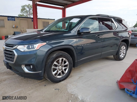 2018 Chevrolet Traverse LT Cloth with VIN 1GNERGKW3JJ275967, listed as a IAAI auction lot 41307855 with 136,207 mi miles. Bid and sale history available at carsss.com. Image 2.