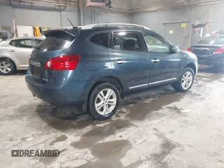 2013 Nissan Rogue S with VIN JN8AS5MVXDW642590, listed as a IAAI auction lot 42213521 with 164,109 mi miles and . Bid and sale history available at DreamBid. Image 4.