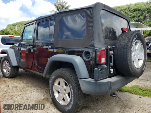 2018 Jeep Wrangler JK Unlimited Sport S with VIN 1C4BJWDG4JL911089, listed as a Copart auction lot 56634913 with 0 mi miles and Non Repairable. Bid and sale history available at carsss.com. Image 2.