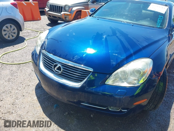 2006 Lexus SC 430 z VIN JTHFN48Y169004252, wystawiony jako IAAI lot #42293713 z przebiegiem 152 629 mil mil oraz . Historia ofert i sprzedaży dostępna na DreamBid. Obrazek 6.