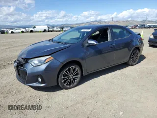 2016 Toyota Corolla L with VIN 2T1BURHE8GC559491, listed as a Copart auction lot 56939485 with 27,665 mi miles and Salvage title. Bid and sale history available at DreamBid. Image 1.