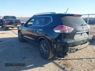 2016 Nissan Rogue SL with VIN 5N1AT2MV8GC741806, listed as a IAAI auction lot 41650432 with 116,978 mi miles and . Bid and sale history available at DreamBid. Image 3.