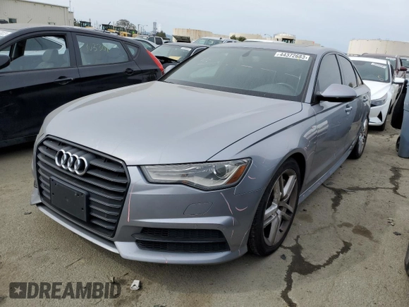 2016 Audi A6 2.0T Premium with VIN WAUCFAFC9GN184013, listed as a Copart auction lot 44372683 with 173,847 mi miles. Bid and sale history available at carsss.com. Image 1.