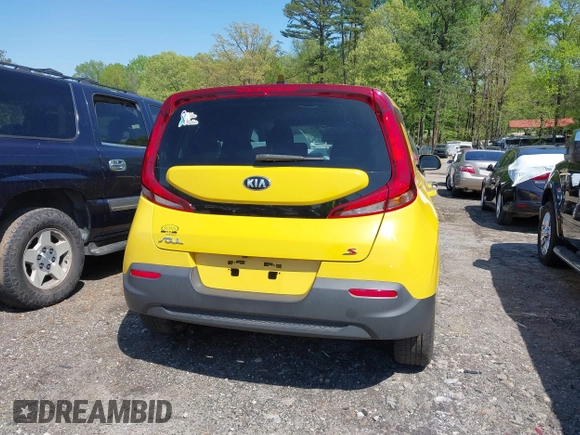 2020 Kia Soul LX with VIN KNDJ23AU6L7104148, listed as a IAAI auction lot 41988387 with 54,631 mi miles. Bid and sale history available at carsss.com. Image 16.