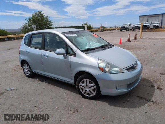 2007 Honda Fit with VIN JHMGD37477S061629, listed as a Copart auction lot 60435605 with 89,193 mi miles and Clean title. Bid and sale history available at DreamBid. Image 4.