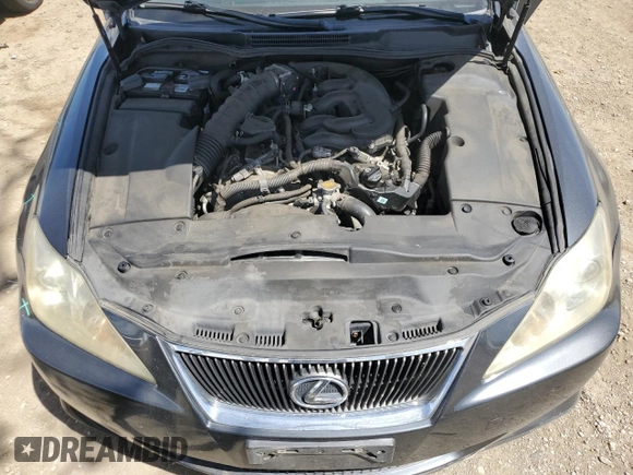 2007 Lexus IS 350 with VIN JTHBE262X72012801, listed as a Copart auction lot 52799505 with 147,640 mi miles and Salvage Title. Bid and sale history available at DreamBid. Image 11.