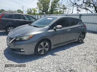 2018 Nissan LEAF S with VIN 1N4AZ1CP2JC301612, listed as a Copart auction lot 52483345 with 99,276 mi miles and Non Repairable. Bid and sale history available at DreamBid. Image 1.