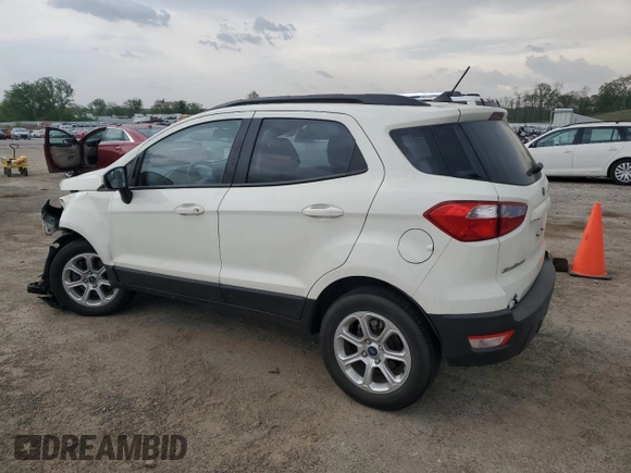 2021 Ford EcoSport SE with VIN MAJ3S2GE5MC405141, listed as a Copart auction lot 57126585 with 39,874 mi miles and Salvage title. Bid and sale history available at DreamBid. Image 2.