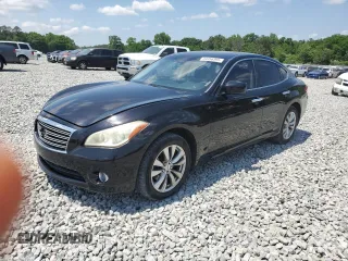 2012 Infiniti M z VIN JN1BY1AR2CM390653, wystawiony jako Copart lot #54356395 z przebiegiem 144 854 mil mil oraz Szkoda całkowita • Salvage title. Historia ofert i sprzedaży dostępna na DreamBid. Obrazek 1.