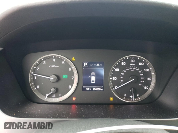 2016 Hyundai Sonata SE with VIN 5NPE24AF0GH382523, listed as a Copart auction lot 45499485 with 114,038 mi miles and Salvage Title. Bid and sale history available at carsss.com. Image 9.