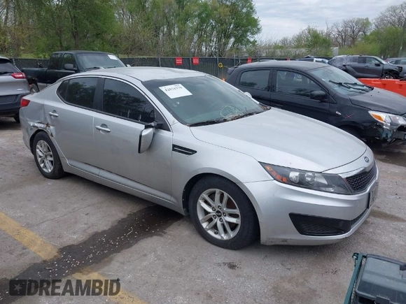 2011 Kia Optima LX with VIN KNAGM4A71B5149283, listed as a IAAI auction lot 42034379 with Not Provided miles and . Bid and sale history available at DreamBid. Image 1.
