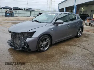 2012 Lexus CT 200h with VIN JTHKD5BH9C2059570, listed as a Copart auction lot 43745135 with 228,222 mi miles and Salvage title. Bid and sale history available at DreamBid. Image 1.