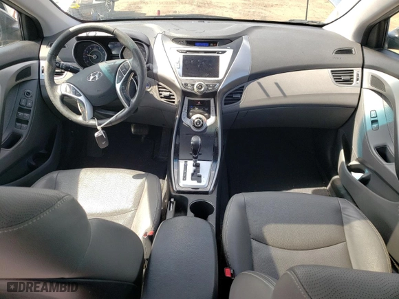 2012 Hyundai Elantra GLS with VIN KMHDH4AE7CU316094, listed as a Copart auction lot 51986305 with 89,930 mi miles and Salvage Title. Bid and sale history available at carsss.com. Image 8.
