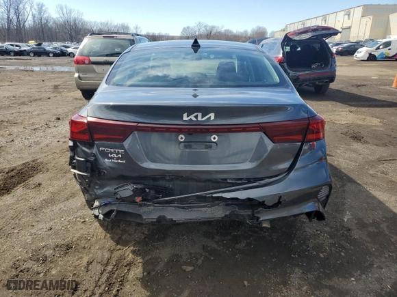 2022 Kia Forte LXS with VIN 3KPF24AD3NE495340, listed as a Copart auction lot 49118225 with 14,399 mi miles and Salvage Title. Bid and sale history available at carsss.com. Image 6.