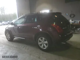 2006 Nissan Murano SL with VIN JN8AZ08T76W412578, listed as a Copart auction lot 49525634 with 175,145 mi miles and Salvage Title. Bid and sale history available at carsss.com. Image 2.