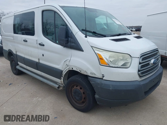 2015 Ford Transit Cargo with VIN 1FTNR1ZM0FKB02483, listed as a IAAI auction lot 41547400 with 317,720 mi miles and . Bid and sale history available at DreamBid. Image 1.
