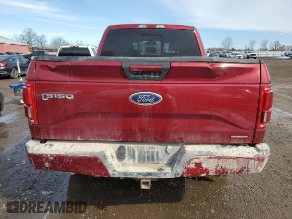 2015 Ford F-150 XLT with VIN 1FTFX1EF5FFA27144, listed as a Copart auction lot 46578715 with 220,221 mi miles and Clean Title. Bid and sale history available at carsss.com. Image 6.