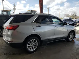 2018 Chevrolet Equinox LT with VIN 2GNAXSEVXJ6108982, listed as a Copart auction lot 52082785 with 80,161 mi miles and Salvage Title. Bid and sale history available at DreamBid. Image 3.