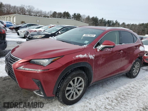 2021 Lexus NX with VIN JTJDARDZ2M5030862, listed as a Copart auction lot 88875625 with 71,310 mi miles and Salvage Title. Bid and sale history available at carsss.com. Image 1.
