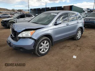 2007 Honda CR-V EX-L with VIN JHLRE48717C088912, listed as a Copart auction lot 46753155 with 147,909 mi miles and Salvage Title. Bid and sale history available at carsss.com. Image 1.