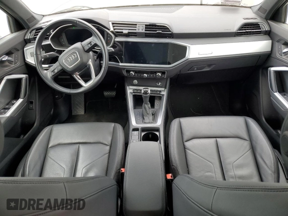 2020 Audi Q3 S line Premium with VIN WA1DECF32L1047366, listed as a Copart auction lot 48927274 with 0 mi miles and Salvage Title. Bid and sale history available at carsss.com. Image 8.