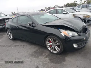 2012 Hyundai Genesis Coupe Grand Touring z VIN KMHHU6KH9CU071252, wystawiony jako IAAI lot #42358871 z przebiegiem 92 528 mil mil oraz . Historia ofert i sprzedaży dostępna na DreamBid. Obrazek 1.