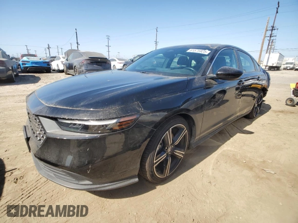 2023 Honda Accord Sport with VIN 1HGCY2F55PA002207, listed as a Copart auction lot 61575925 with 60,182 mi miles and Salvage title. Bid and sale history available at DreamBid. Image 1.