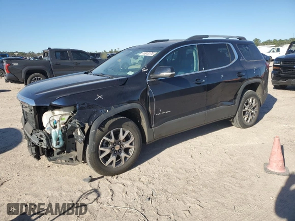 2021 GMC Acadia SLT with VIN 1GKKNMLS7MZ130104, listed as a Copart auction lot 46945175 with 97,873 mi miles and Salvage Title. Bid and sale history available at carsss.com. Image 1.