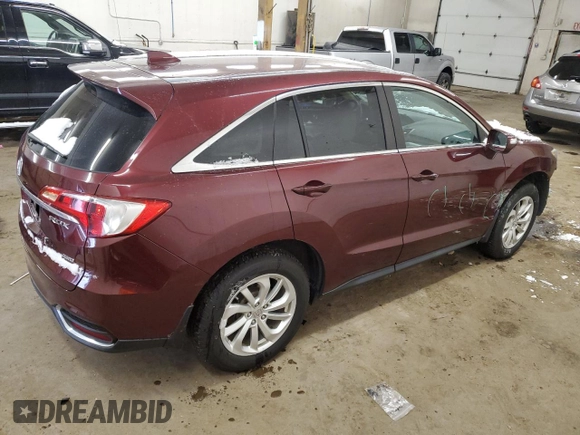 2016 Acura RDX with VIN 5J8TB4H34GL018640, listed as a Copart auction lot 88722865 with 120,154 mi miles and Salvage Title. Bid and sale history available at carsss.com. Image 3.