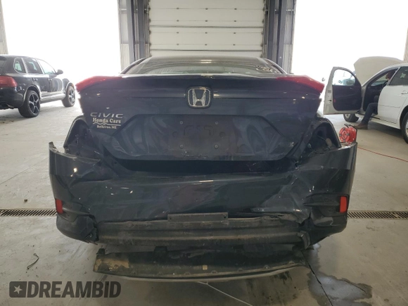 2020 Honda Civic Sedan LX with VIN 2HGFC2F63LH601428, listed as a Copart auction lot 52179865 with 43,782 mi miles and Salvage Title. Bid and sale history available at carsss.com. Image 6.