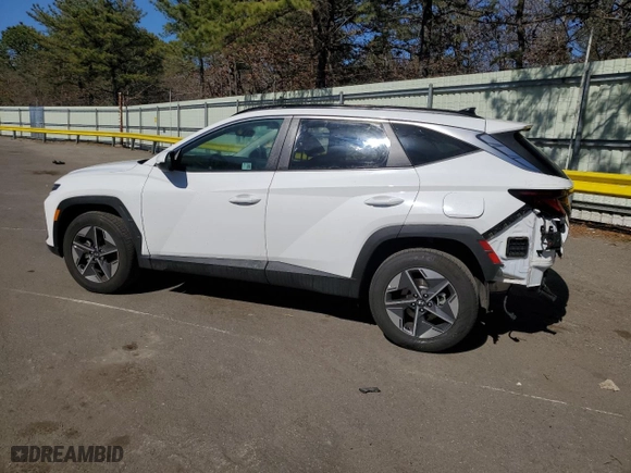 2025 Hyundai Tucson SEL with VIN 5NMJBCDE1SH480526, listed as a Copart auction lot 53616105 with 9,849 mi miles and Clean Title. Bid and sale history available at carsss.com. Image 2.
