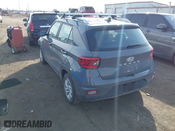 2020 Hyundai Venue SEL with VIN KMHRC8A30LU026001, listed as a IAAI auction lot 41666075 with 73,025 mi miles. Bid and sale history available at carsss.com. Image 3.
