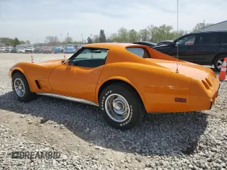 1977 Chevrolet Corvette with VIN 1Z37X7S446784, listed as a Copart auction lot 54176595 with 53,535 mi miles and Clean title. Bid and sale history available at DreamBid. Image 2.