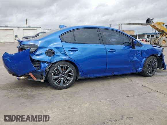 2021 Subaru WRX with VIN JF1VA1A6XM9801232, listed as a Copart auction lot 54597175 with 73,780 mi miles and Salvage title. Bid and sale history available at DreamBid. Image 3.