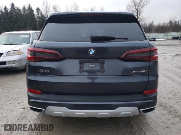 2021 BMW X5 xDrive40i with VIN 5UXCR6C02M9H74447, listed as a Copart auction lot 36408803 with 15,989 mi miles. Bid and sale history available at carsss.com. Image 6.