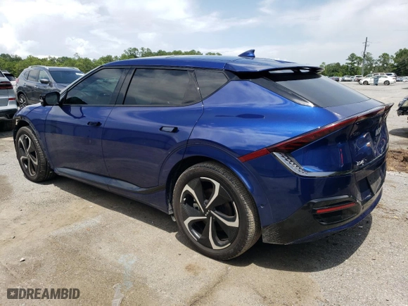 2022 Kia EV6 GT-Line with VIN KNDC4DLC9N5036908, listed as a Copart auction lot 64678594 with 47,518 mi miles and Salvage Title. Bid and sale history available at carsss.com. Image 2.