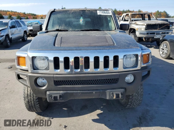 2006 Hummer H3 with VIN 5GTDN136768328575, listed as a Copart auction lot 77496404 with 0 mi miles and Clean Title. Bid and sale history available at carsss.com. Image 5.