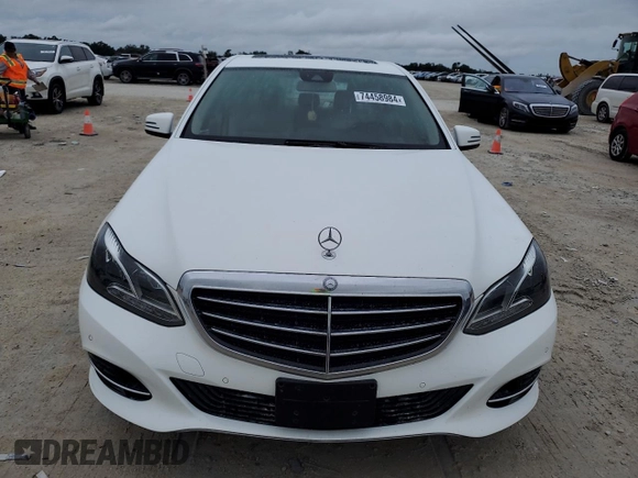 2014 Mercedes-Benz E-Class E 250 BlueTEC Luxury with VIN WDDHF0EB5EA906325, listed as a Copart auction lot 74458984 with Not Provided miles and Salvage Title. Bid and sale history available at carsss.com. Image 5.